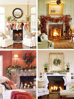 Christmas Fireplace Decorations