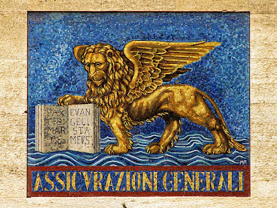 Assicurazioni Generali winged lion, Livorno