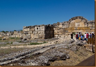 Pamukkale walls and channels