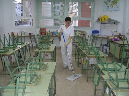Limpieza de escuela