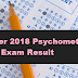 October 2018 Psychometrician Board Exam Result