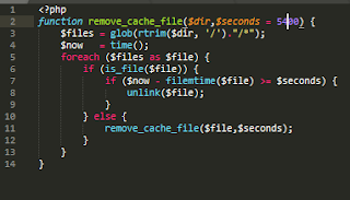 Cara Menghapus file Expired dan Cache dengan PHP