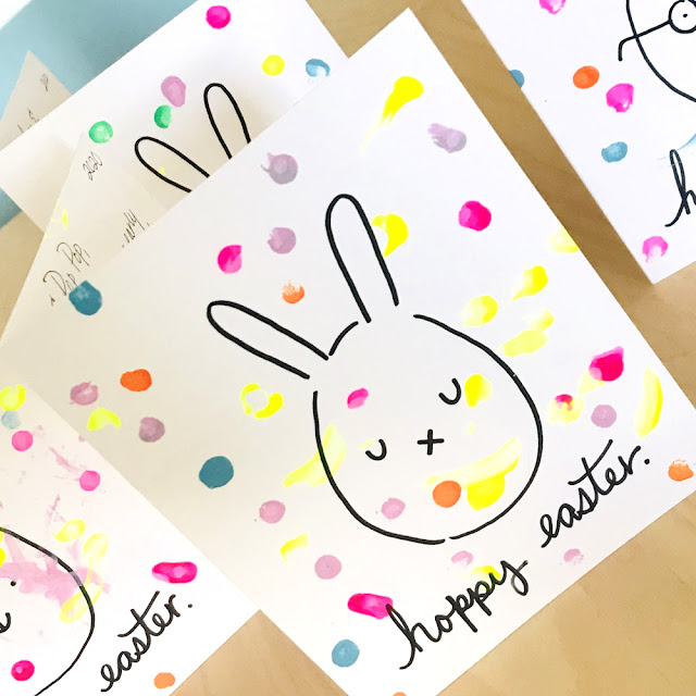 Easy Easter Cards Craft | Linzer Lane Blog