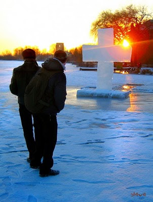 Старкон, зима, річка, лід