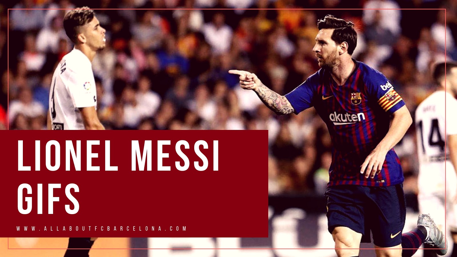 Lionel Messi Gifs against Valencia #MessiGIFS #BarcaGIFS