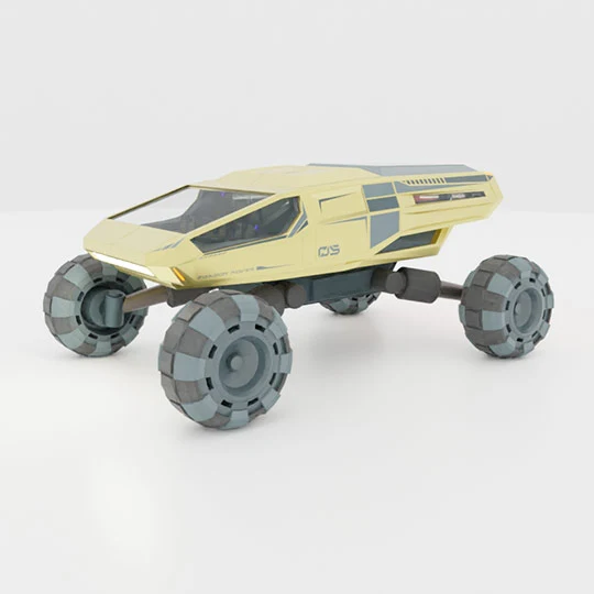 NFT Pisador Rover #005 - Modelo 3D