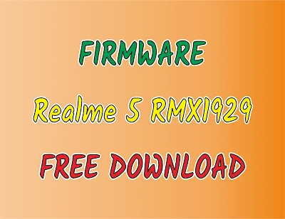 Stock Firmware ROM Realme 5 RMX1929