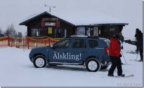 Dacia Duster in de winter 02