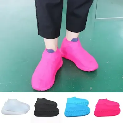 Anti-slip Shoe Cover Medium - since the shoe protector has a non-slip bottom, waterproof silicone shoe they are perfect for raining days hown - store.