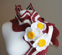 Bacon And Egg Scarf5