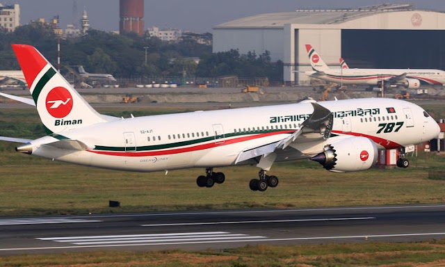 Biman Bangladesh on the rundown of world's most secure carriers 