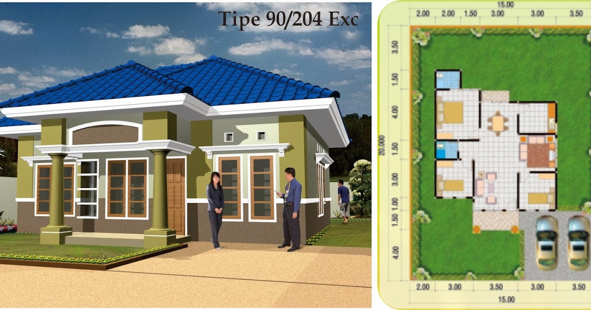 Denah Rumah  Minimalis Type  90  Model Rumah  Minimalis 2022