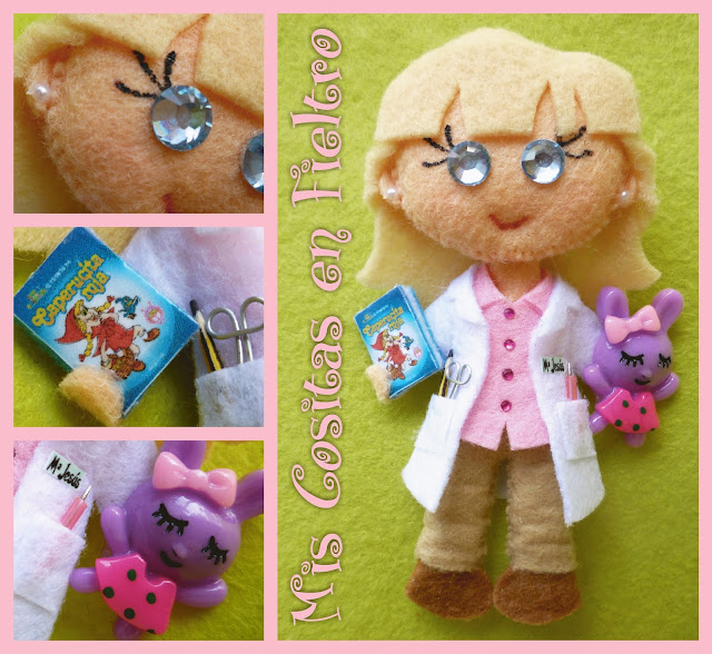 broche de fieltro, broche en fieltro, fieltro broche, broche, fieltro, felt, regalo, pin, Monigota, muñeca de fieltro, felt doll, teacher doll, mestra, maestra, profesora, profesora de fieltro, maestra de fieltro