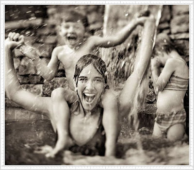 Kids Enjoying in Swimming Pool - Funny