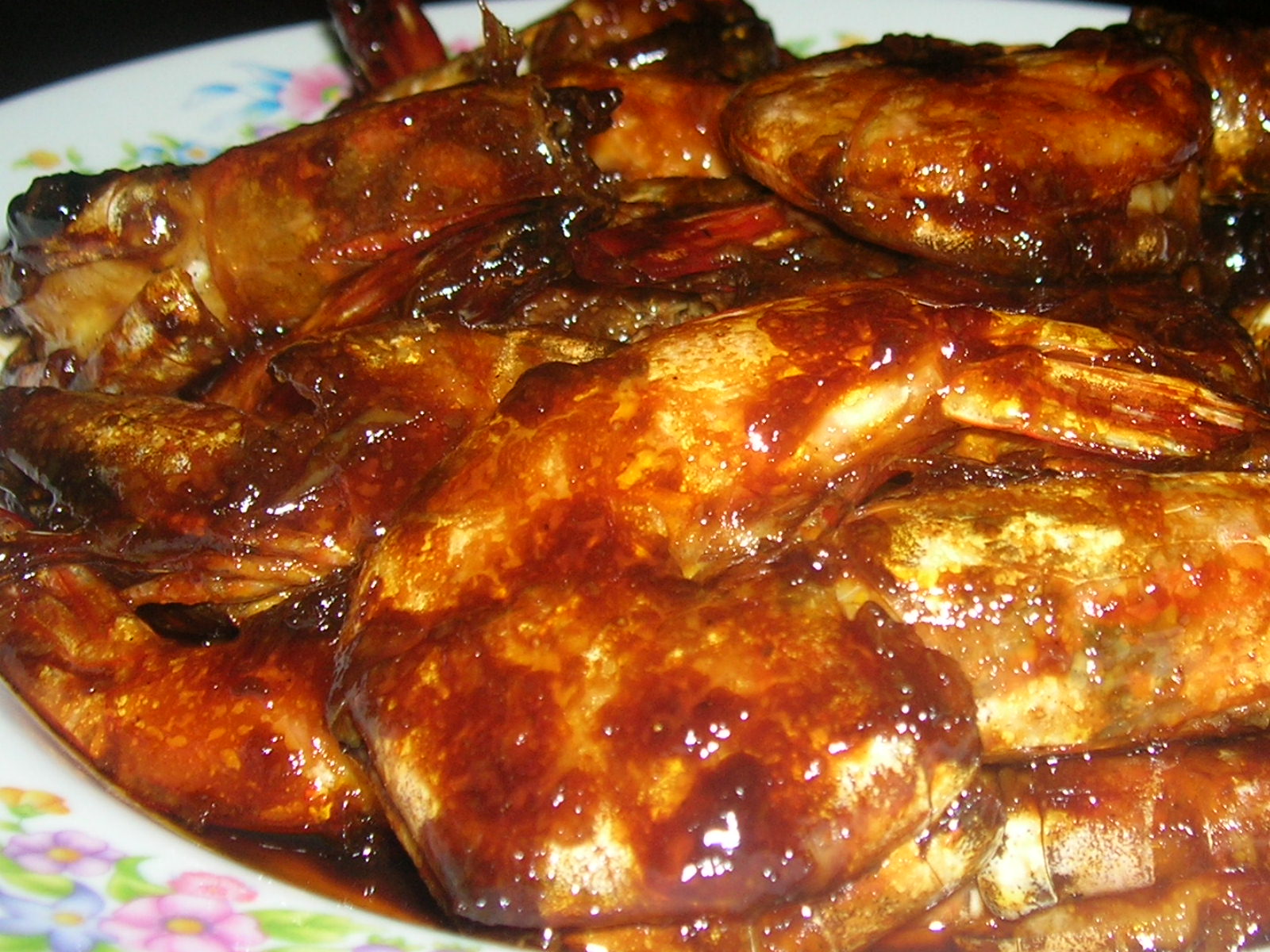 Anis' Diary : UDANG KICAP BERSOS PEDAS