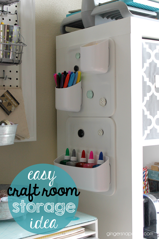easy craft room storage idea