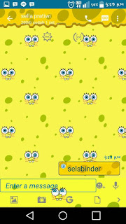 BBM Mod Spongebob Free Apk Terbaru 2016