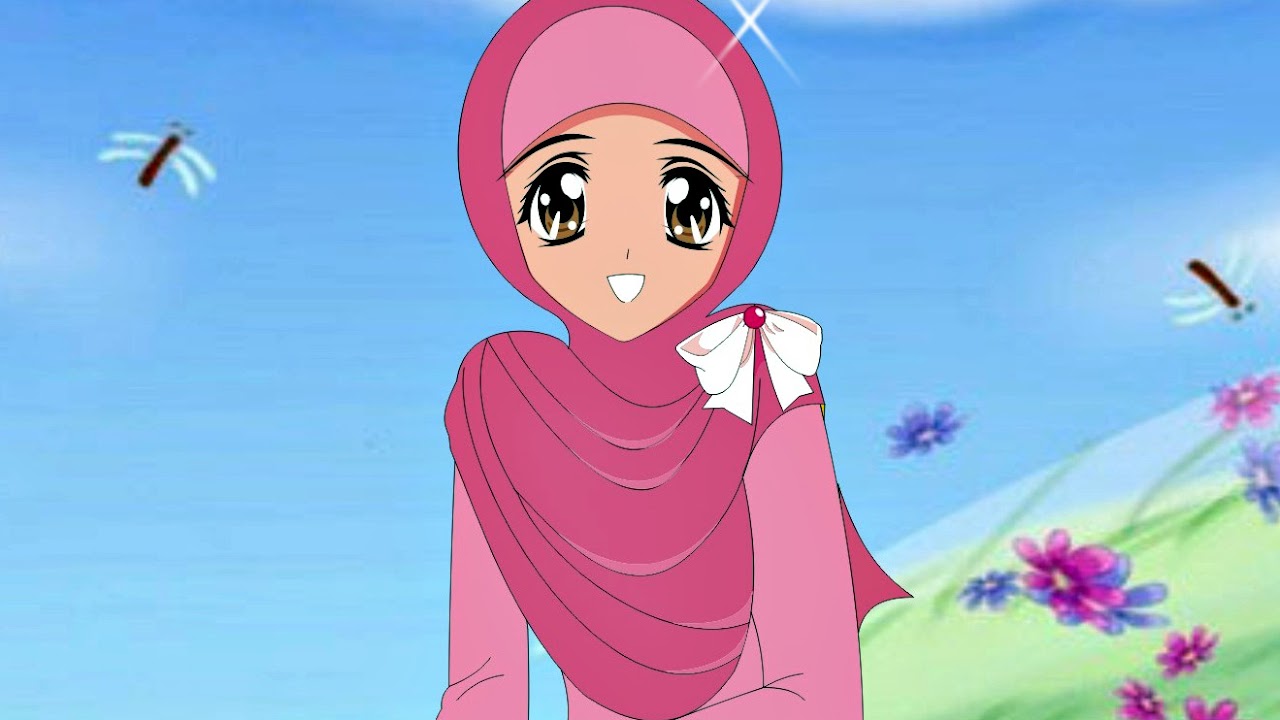 99 Gambar Animasi Bergerak Animasi Kartun Muslimah Cikimmcom