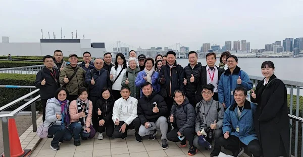 ▲彰化縣政府組團前往日本東京豐洲市場考察取經。（彰化縣政府提供）