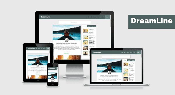 DreamLine Responsive Blogger Template