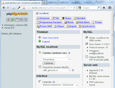 Installasi Database Server (MySql)