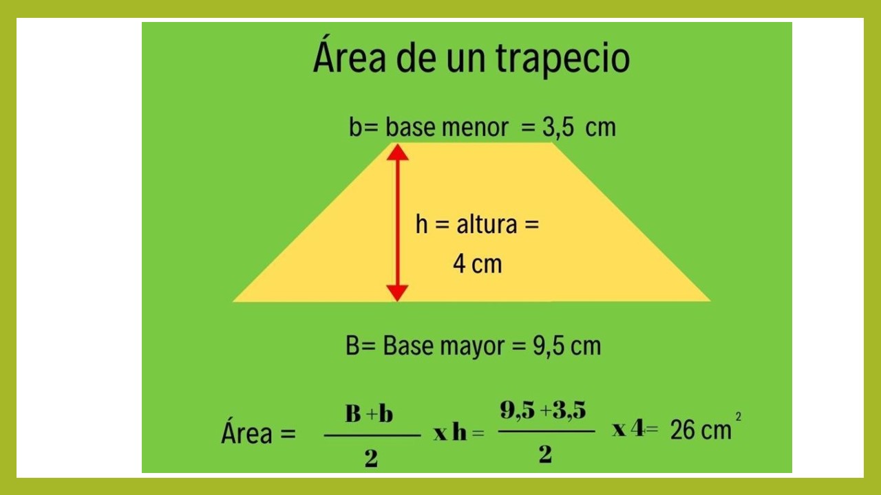 Como calcular el area de la base