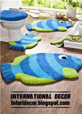 10 modern bathroom rug sets, baths rug sets, models, colors