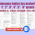 Exámenes todas las materias 1°, 2°, 3°, 4°, 5°, 6°, grado bloque II - Ciclo  Escolar  2017-2018