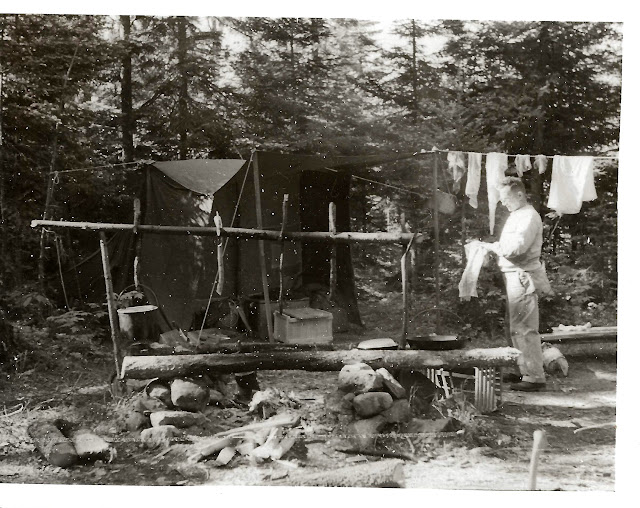 Mike Putnam at camp, June 24, 1946