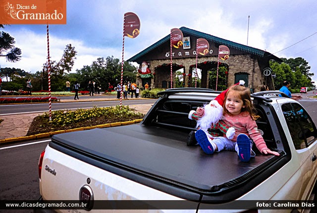 Se me permitem dizer, a Prefeitura de Gramado deveria usar esta foto da filhinha da Carolina para promover a cidade.