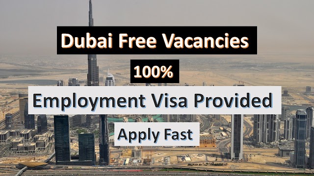 dubai free jobs with employment visa | Apply Fast Now |