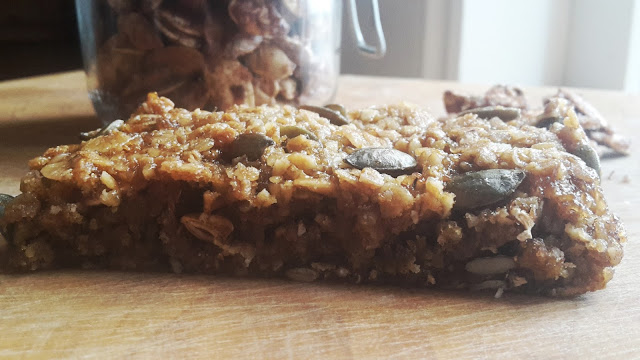 Vegan Pumpkin Seed Energy Bar // 76sunflowers