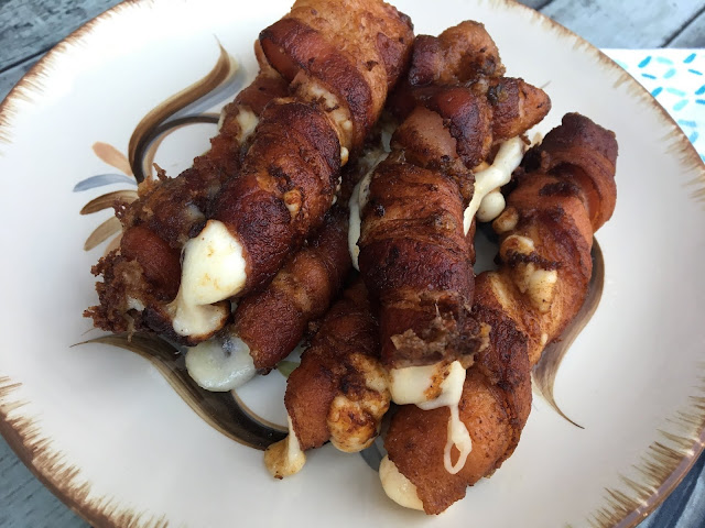 Bacon Wrapped Cheese Sticks 