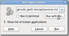 Screenshot-Run Application