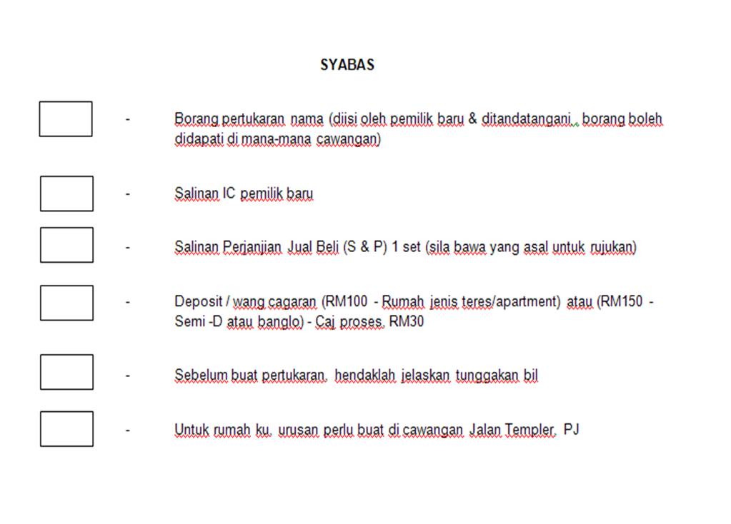 BATASAN HANYALAH ILUSI: Rumah Subsale : Langkah 8 - Proses 