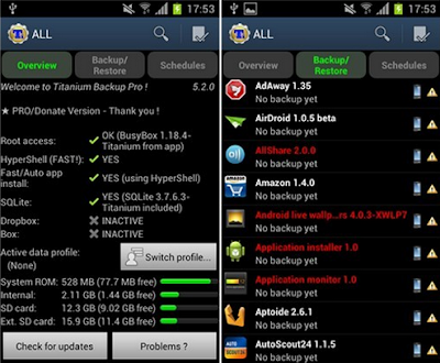 Titanium Backup PRO Apk