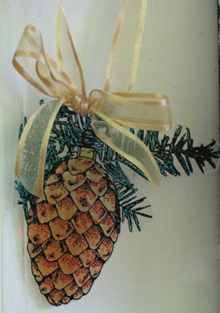 2010 12 LRoberts Transparent Pinecone Ornament