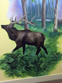 elk mural,hunting mural, pacific northwest mural, deer mural, portland mural, portland muralist