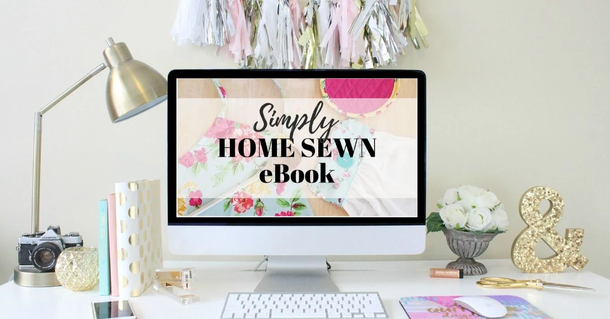 Learn to sew for the home with these 11 home sewing projects in the sewing eBook, Simply Home Sewn.
