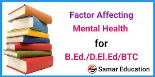 Factor Affecting Mental Health