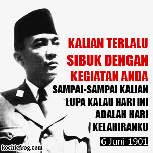 Gambar Kata2 Mutiara Ir. Soekarno Hatta - Kochie Frog