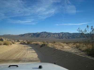 View of mountains from Geology Tour Joshua Tree National Park