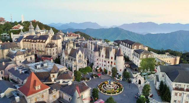 French themed village Ba Na Hills