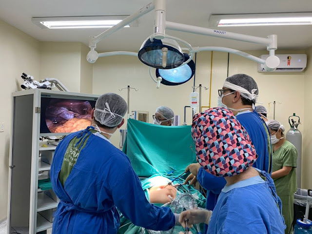 Hospital Arlinda Marques realiza primeira cirurgia por vídeo em menina de 13 anos