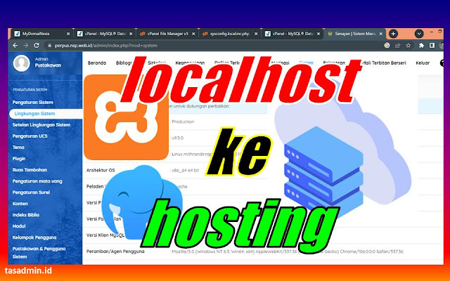 memindahkan slims localhost ke online hosting