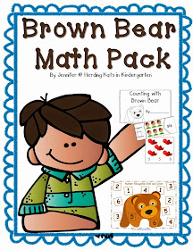 http://www.teacherspayteachers.com/Product/Brown-Bear-Math-Pack-1426698