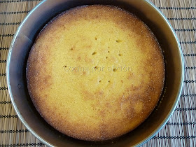 pastel de naranja y almendras