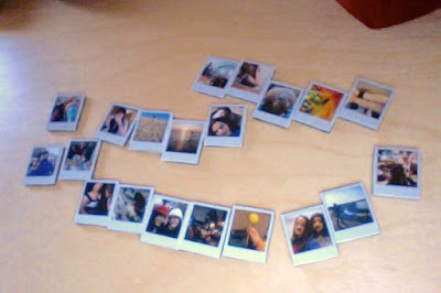 DIY hand made polaroid gift magnets crafts