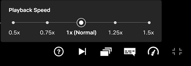 Netflix streaming, Netflix playback speed