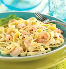 Chilled Shrimp Fettuccine